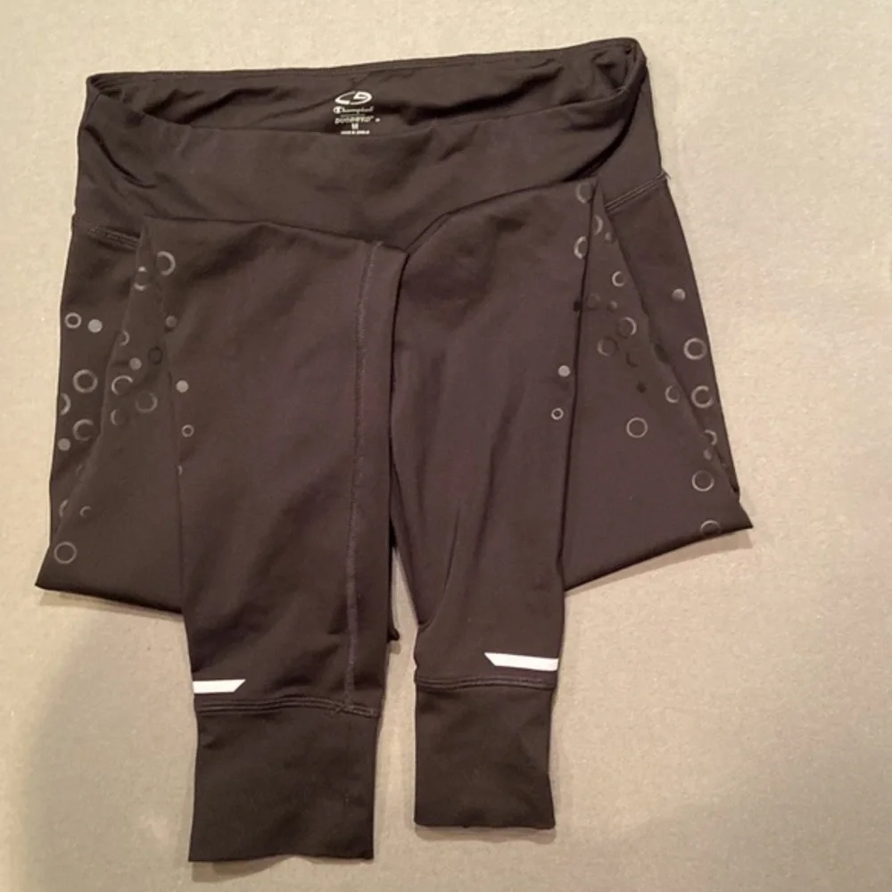 Champion, Black Leggings, draw string, duodry, size‎ medium